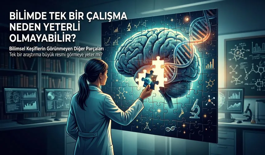 Haberin kapak görseli: Bilimde Tek Bir Çalışma Neden Yeterli Olmayabilir?