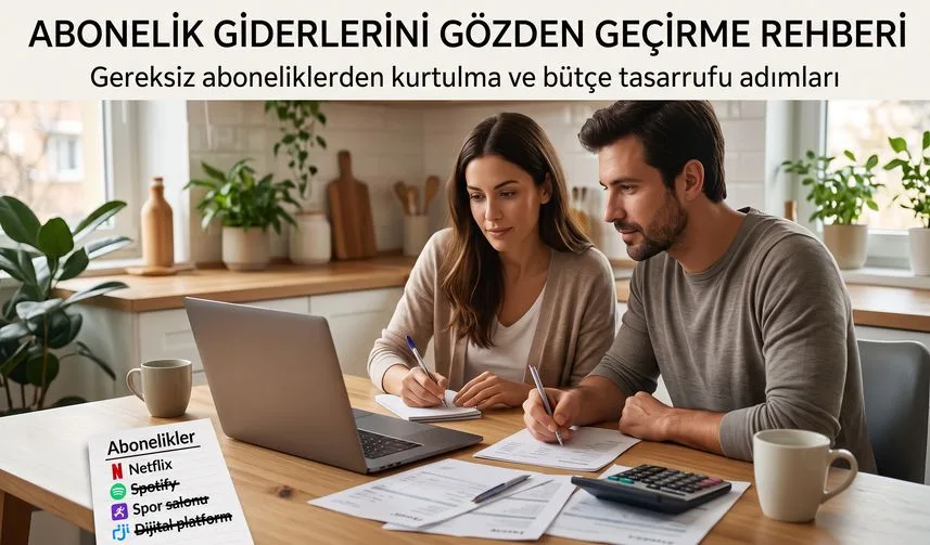 Haberin kapak görseli: Abonelik Giderlerini Gözden Geçirme Rehberi