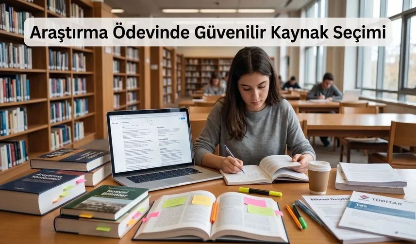 Haberin kapak görseli: Araştırma Ödevinde Güvenilir Kaynak Seçimi