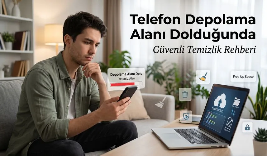 Haberin kapak görseli: Telefon Depolama Alanı Dolduğunda Güvenli Temizlik