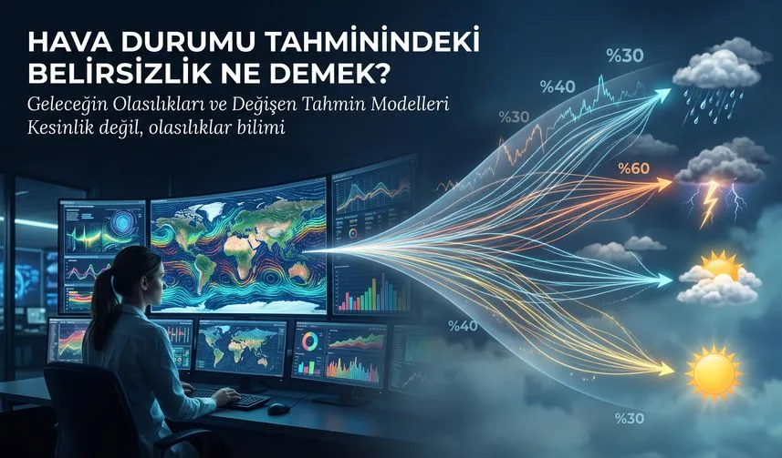 Haberin kapak görseli: Hava Durumu Tahminindeki Belirsizlik Ne Demek?